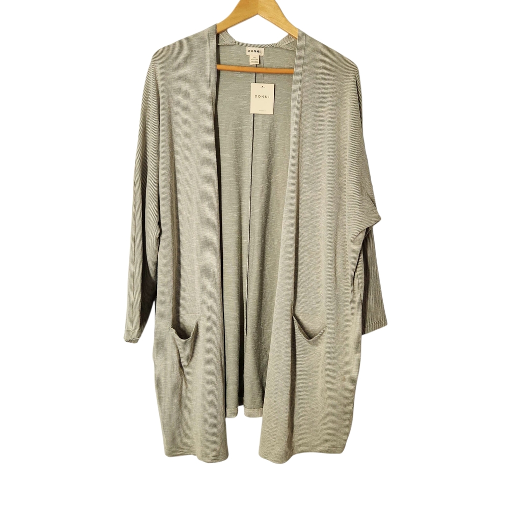 Open Front Cardigan One Size